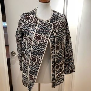 🚫SOLD🚫 Zara - Quilted Patterned Jacket (XS)
